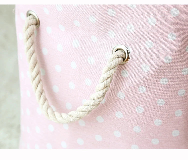 Cesta Dobrável de Lona Infantil - Organização com Estilo