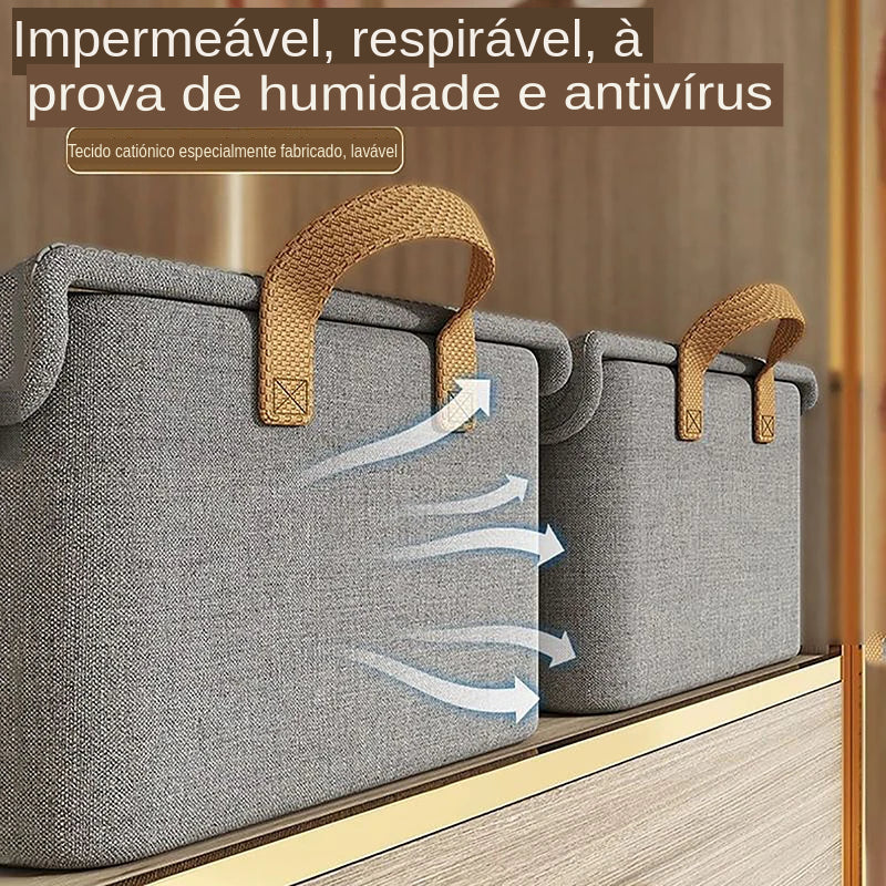 Caixa de Armazenamento Dobrável - Estrutura de Aço