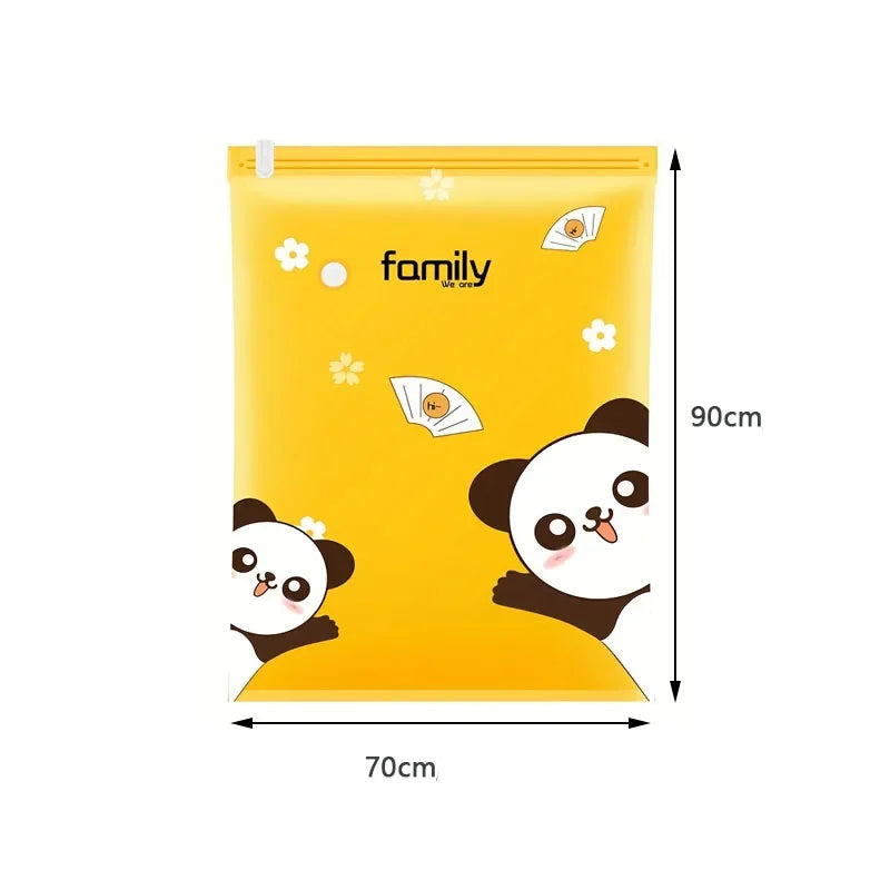 Saco de Compressão de Viagem Reutilizável - Economia de Espaço