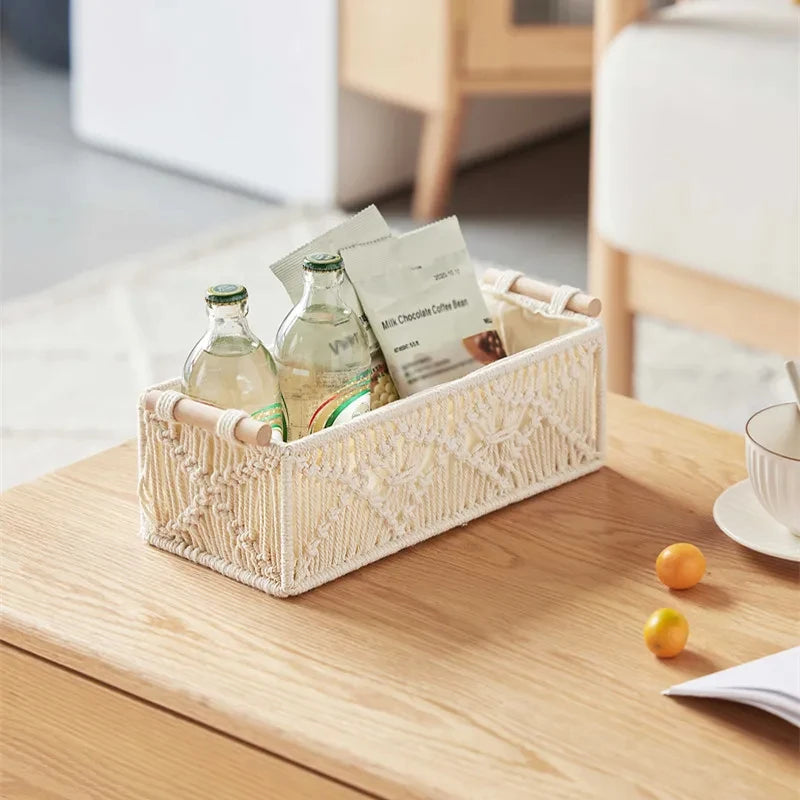 Caixa Organizadora Macrame