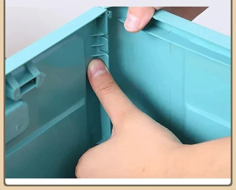 Caixa Organizadora Dobrável de Alta Capacidade com Tampa