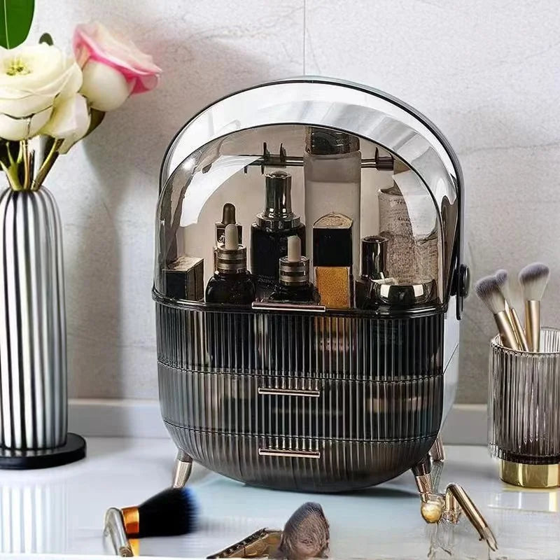 Organizador de Cosméticos à Prova de Poeira com Grande Capacidade