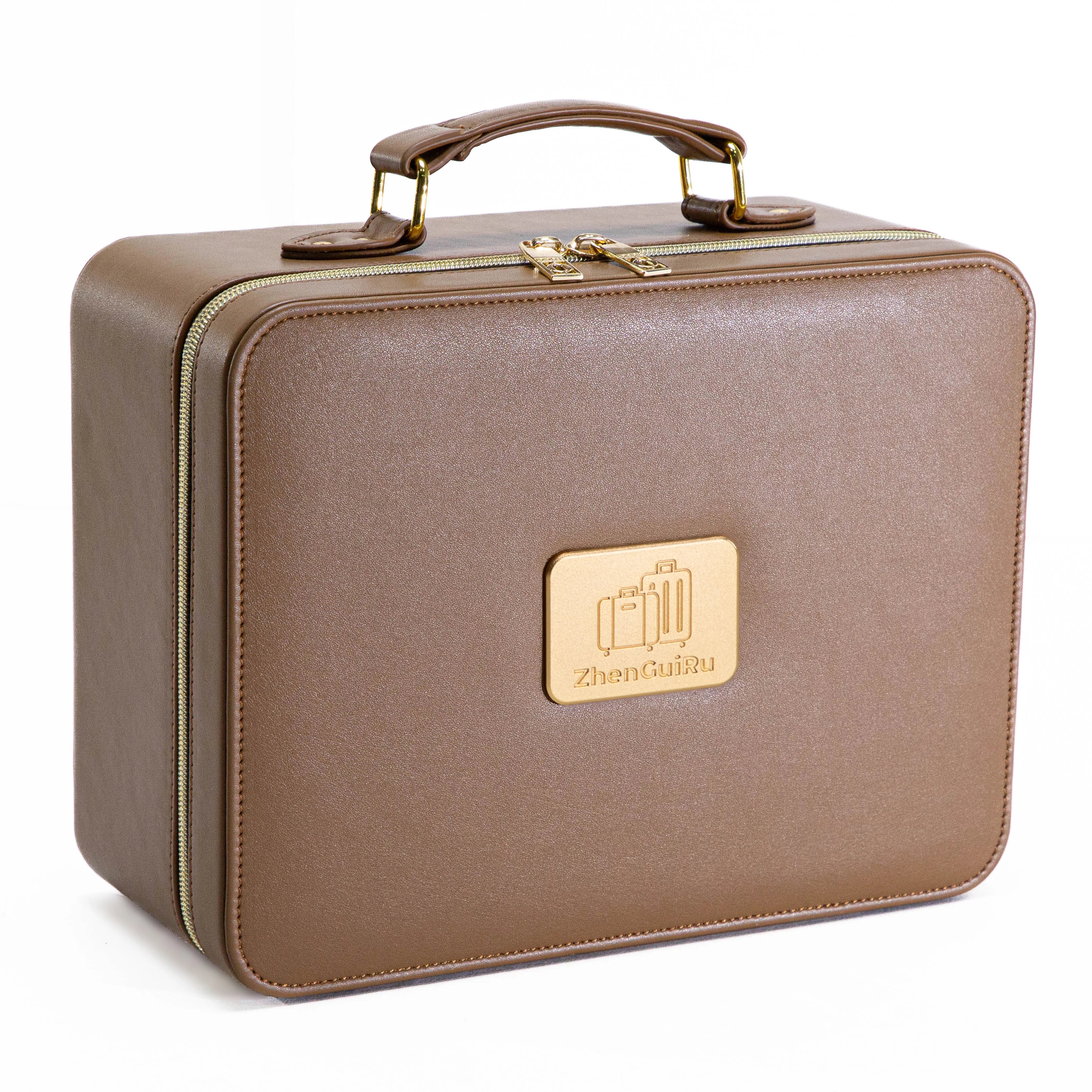 Necessaire de Maquiagem com Espelho LED Iluminado