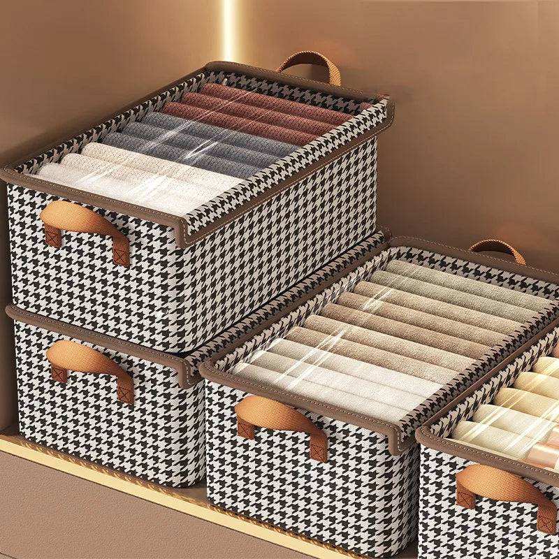 Caixa de Armazenamento Dobrável de Grande Capacidade