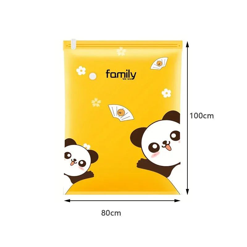 Saco de Compressão de Viagem Reutilizável - Economia de Espaço