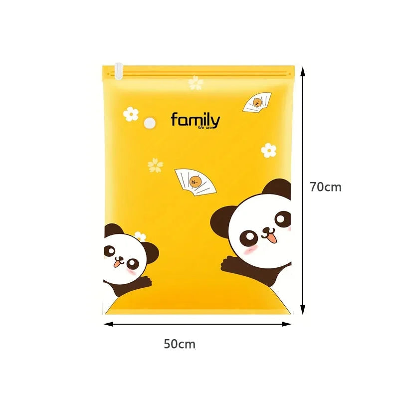 Saco de Compressão de Viagem Reutilizável - Economia de Espaço