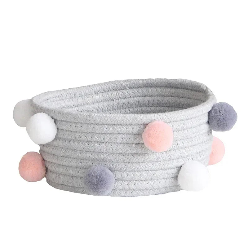 Cesta Organizadora Nórdica de Corda de Algodão