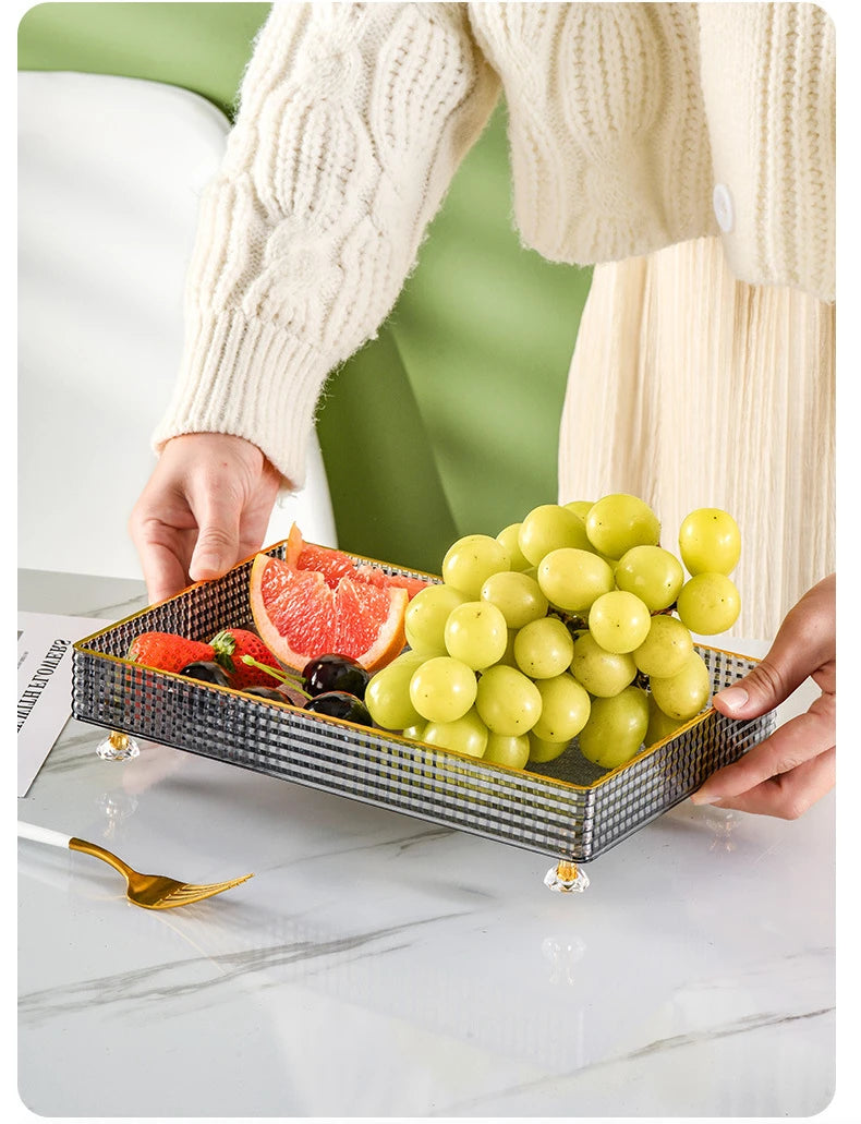 Bandeja Luxo Nordic para Lanches e Frutas