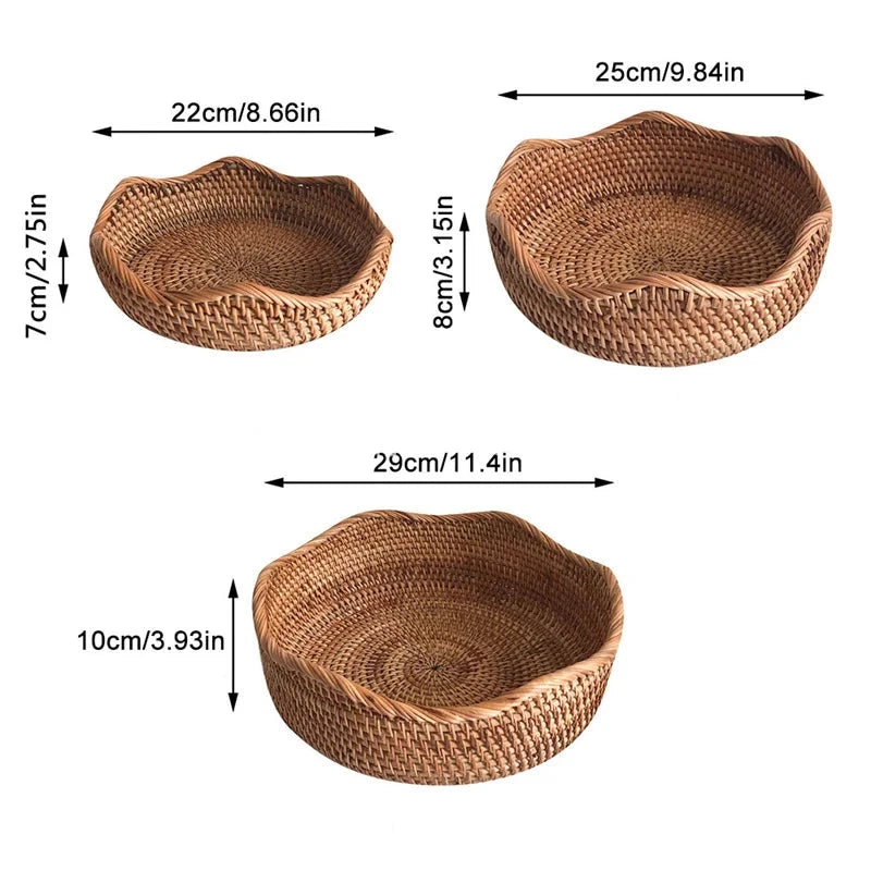 Cesta de Vime - 3 peças