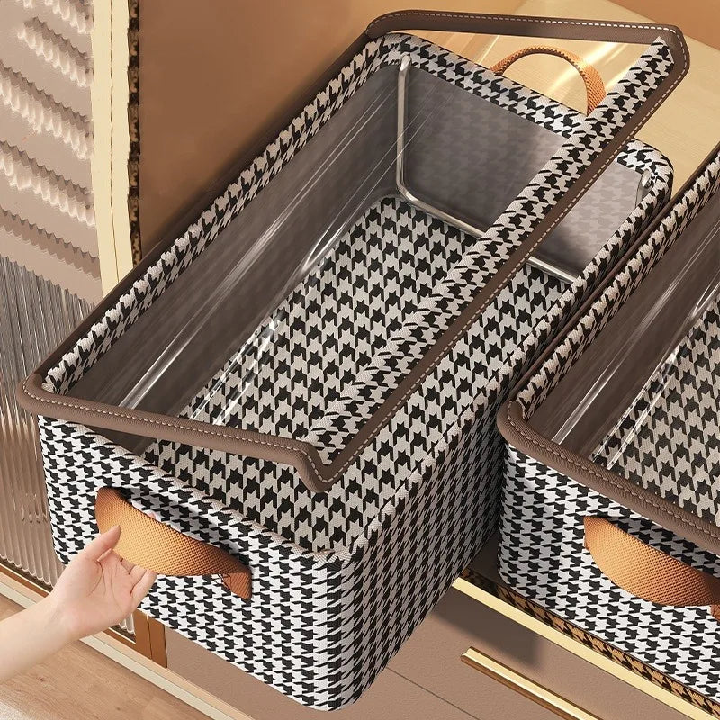 Caixa de Armazenamento Dobrável de Grande Capacidade