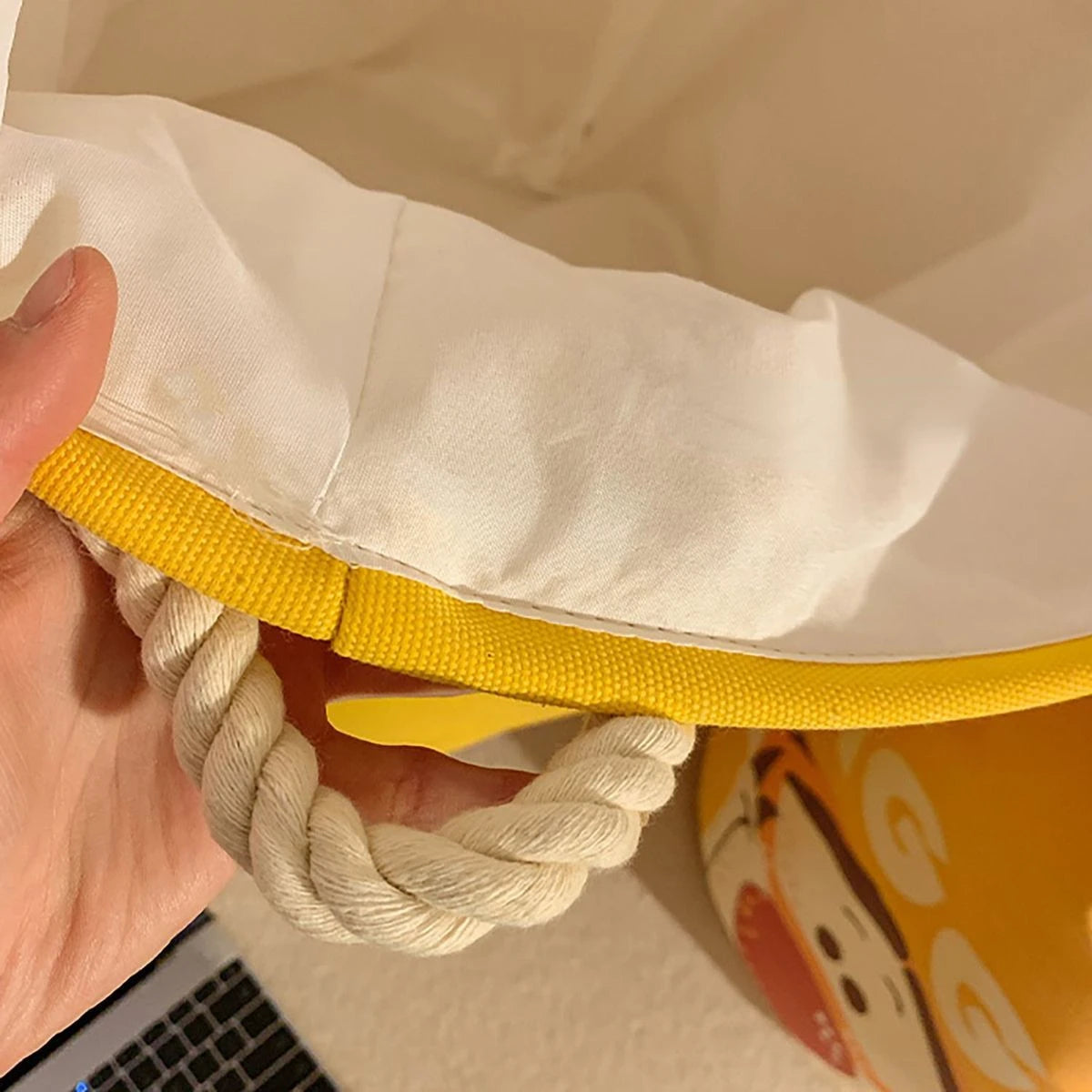 Disney-Large Capacity Foldable Storage Bucket, Winnie the Pooh, Pato Donald, Tigrão, Desenhos animados, Bonito, Casa, Quarto, Roupa suja, Brinquedo, Novo