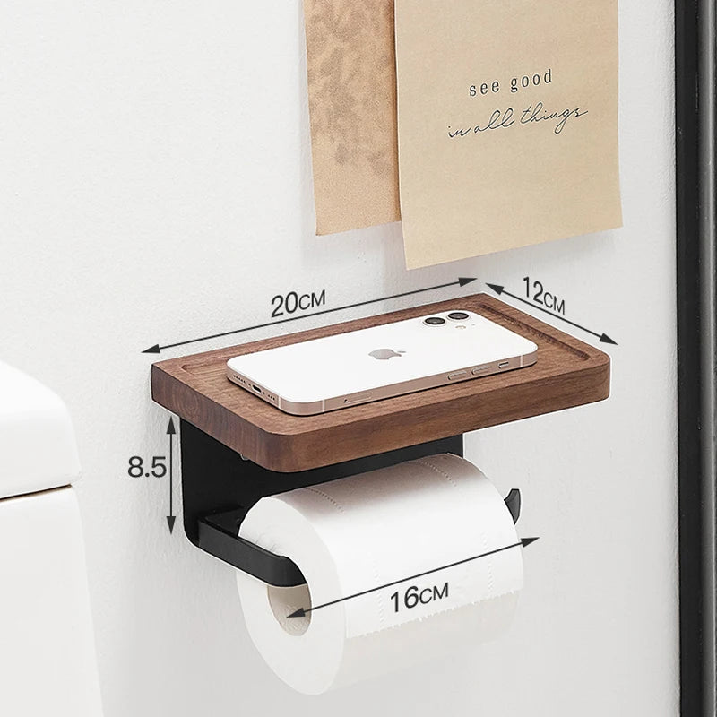 Suporte de Madeira para Papel