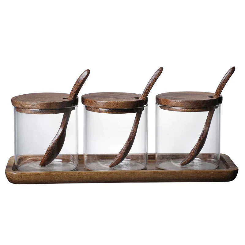 Potes de Vidro para Temperos