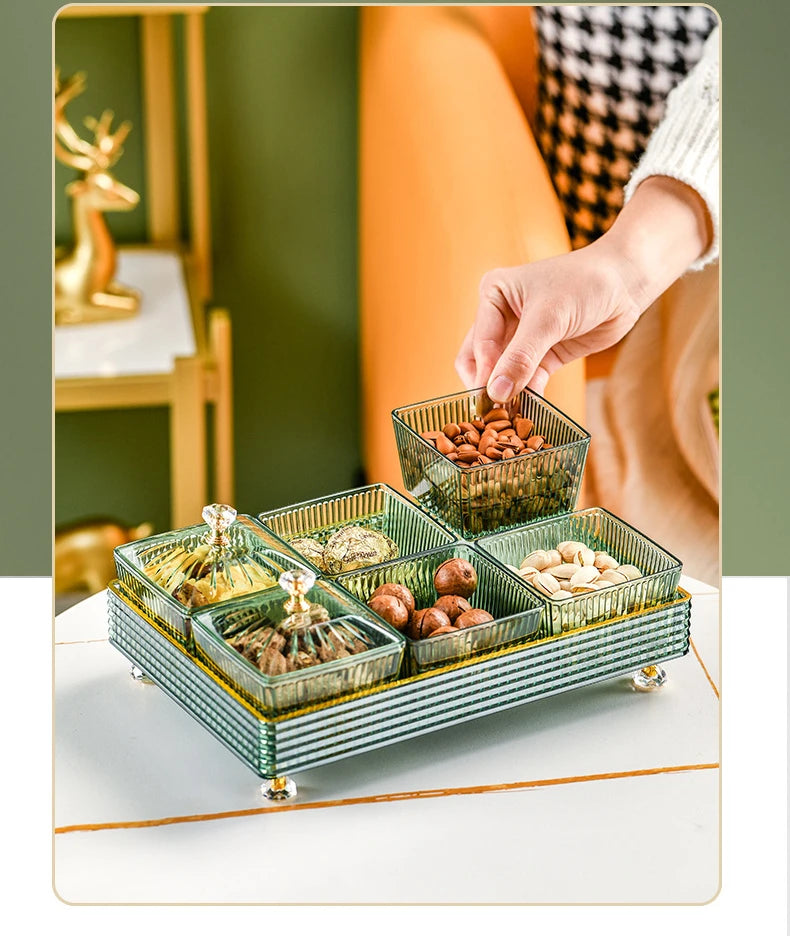 Bandeja Luxo Nordic para Lanches e Frutas