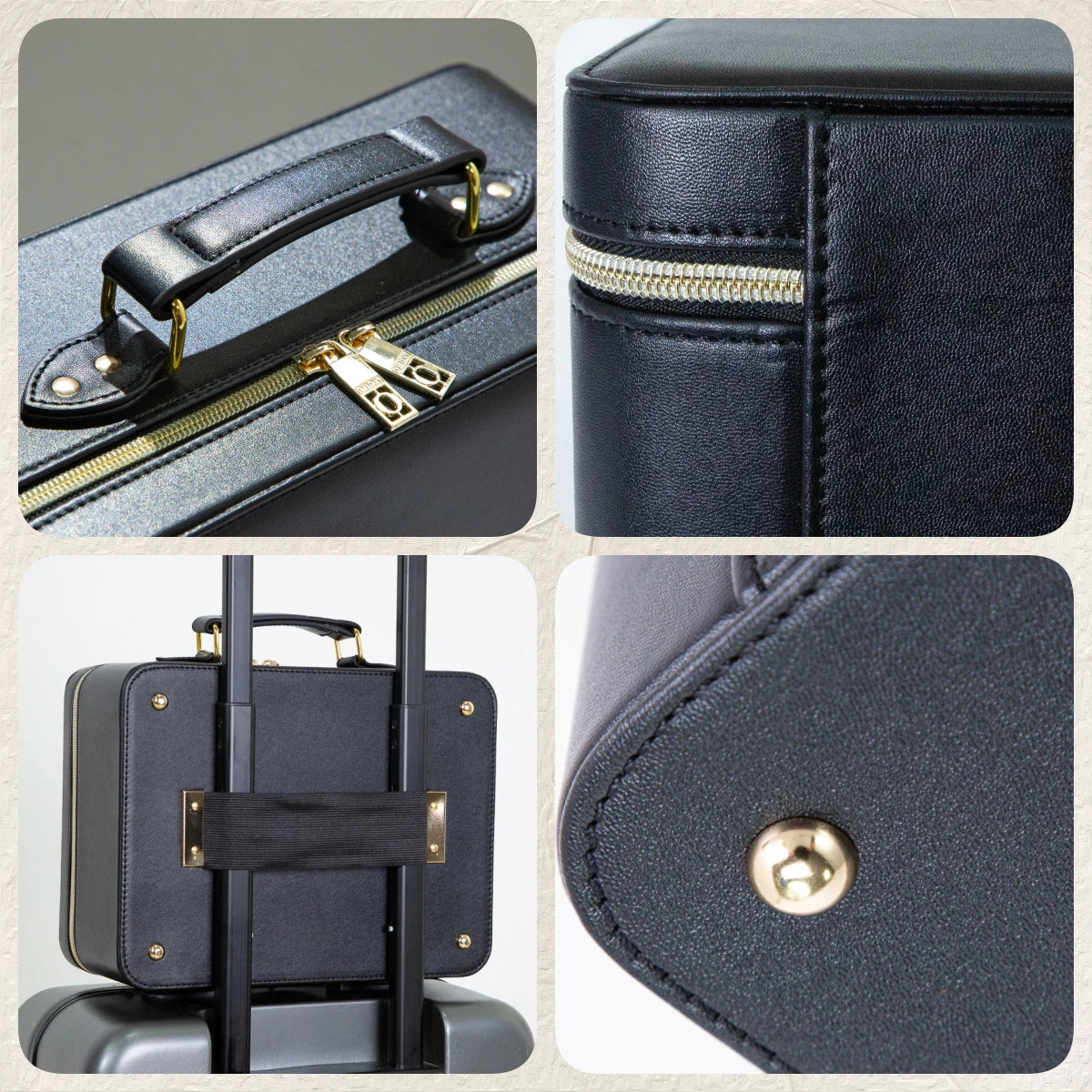 Necessaire de Maquiagem com Espelho LED Iluminado