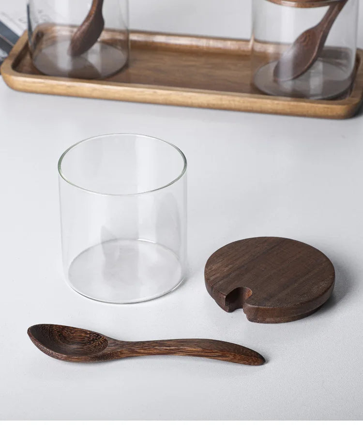 Potes de Vidro para Temperos