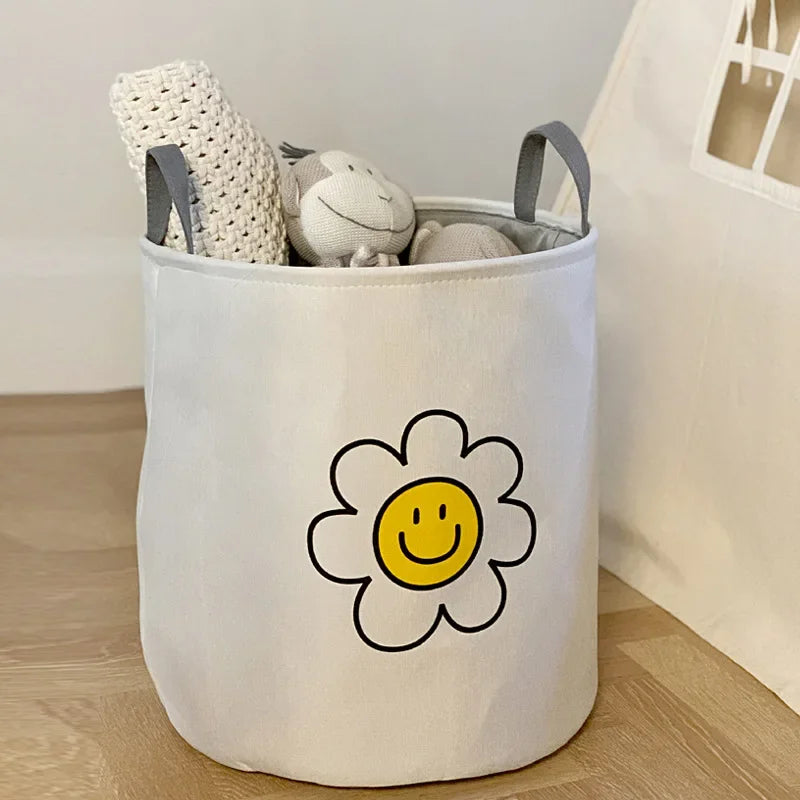 Cesto de Armazenamento de Pano Elegante para Organização