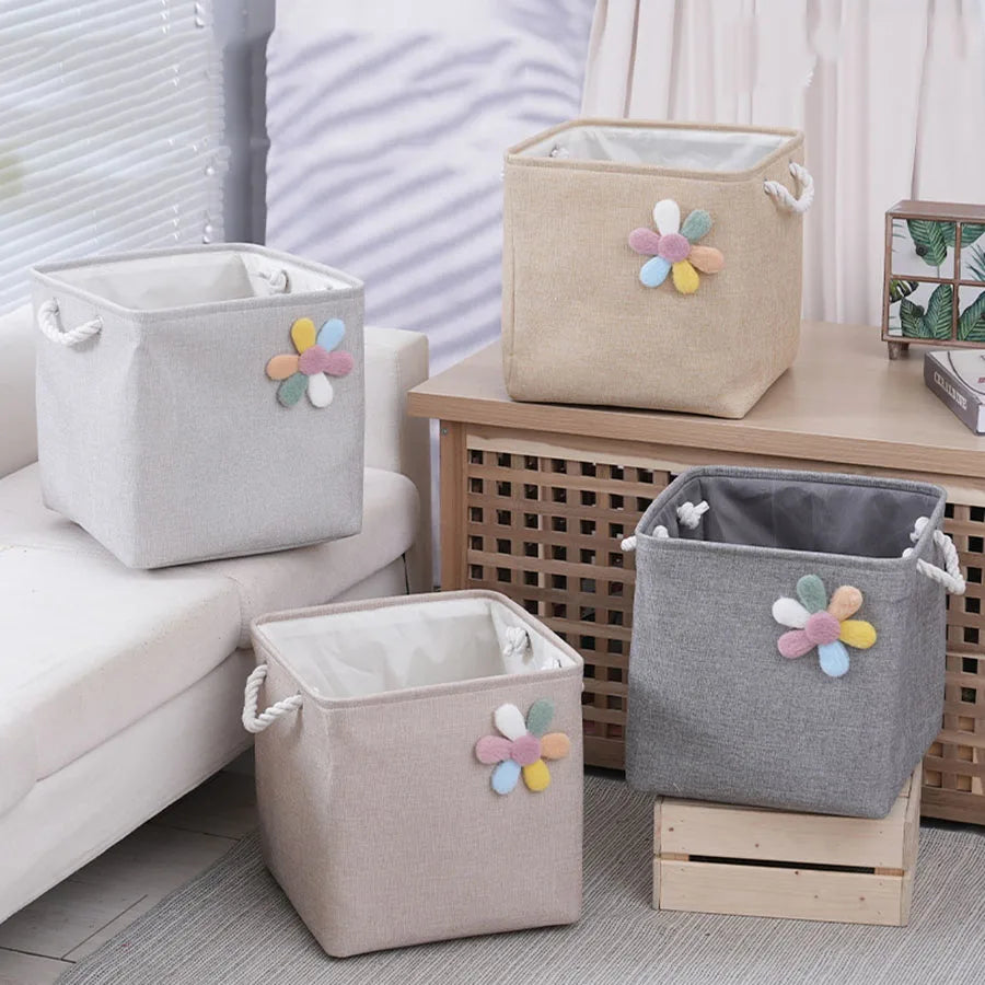 Caixa de Armazenamento de Tecido com Design Elegante