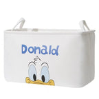 Disney-Winnie Stitch Cesta De Armazenamento De Roupas, Saco De Armazenamento Dobrável, Punho De Anime Dos Desenhos Animados, Caixa De Diversos De Lona, Organizador De Casa