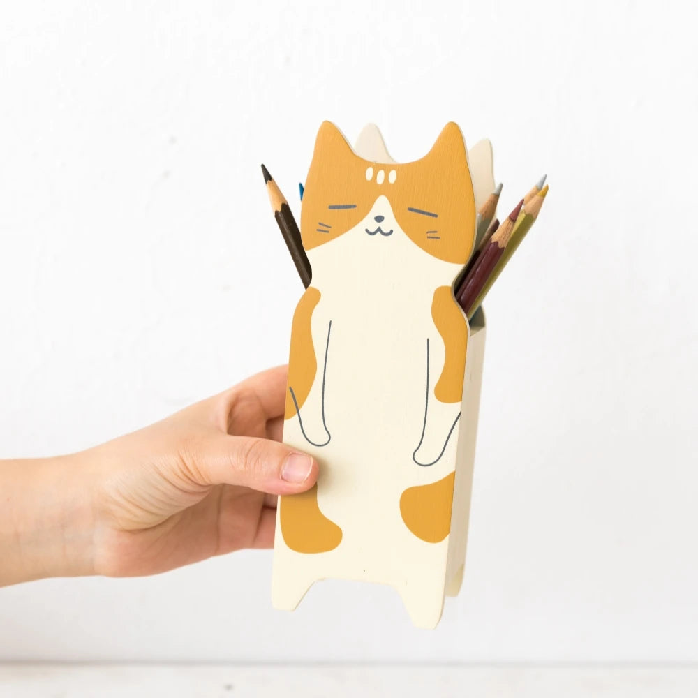 Porta Canetas de Gato