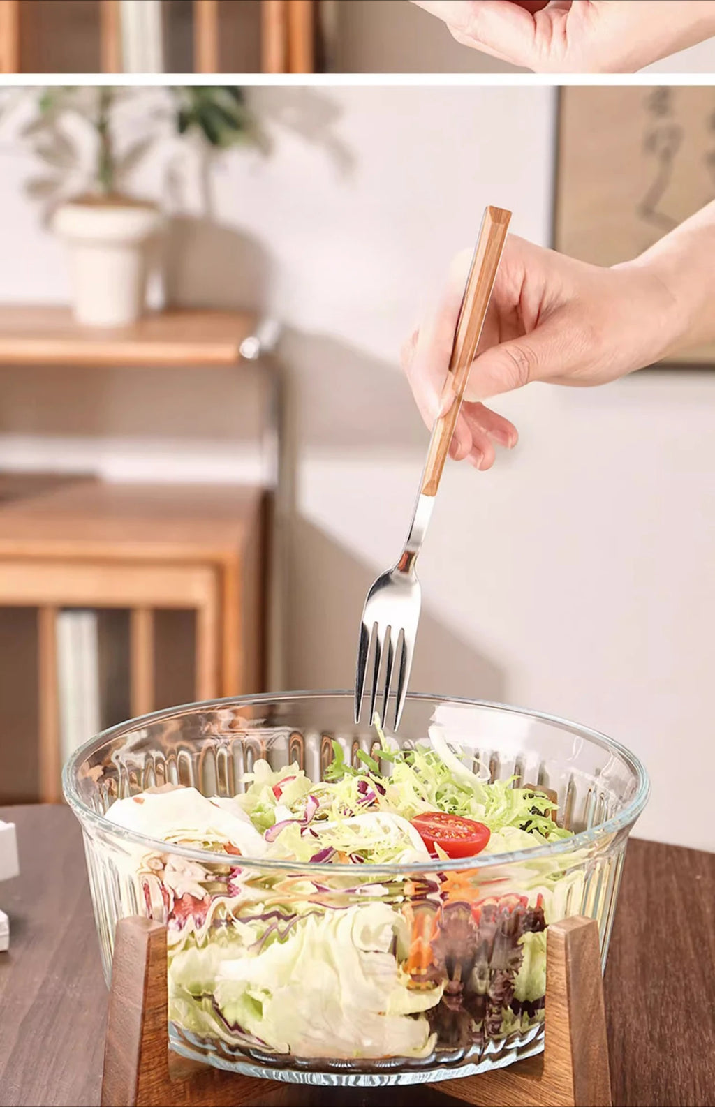 Grande frasco de armazenamento de vidro doméstico, mesa de centro para sala de estar e prato de frutas, novo prato de doces chinês e prato de lanche