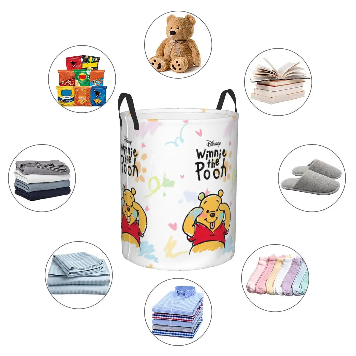 Cesta Organizadora Infantil  Pooh - Charme e Funcionalidade