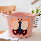 Cestas de Armazenamento  em Algodão Bordado