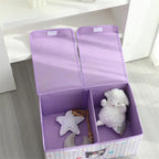 Kawaii sanrio olá kitty minha melodia kuromi caixa de armazenamento dobrável grade dupla caixa de armazenamento grande capacidade crianças brinquedo caixa de armazenamento