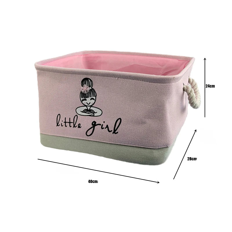 Cesta de armazenamento de brinquedos para bebês, cesta de presente dobrável, tecido de lona, cesta de lavanderia para roupas, livros, organização doméstica, decoração de quarto
