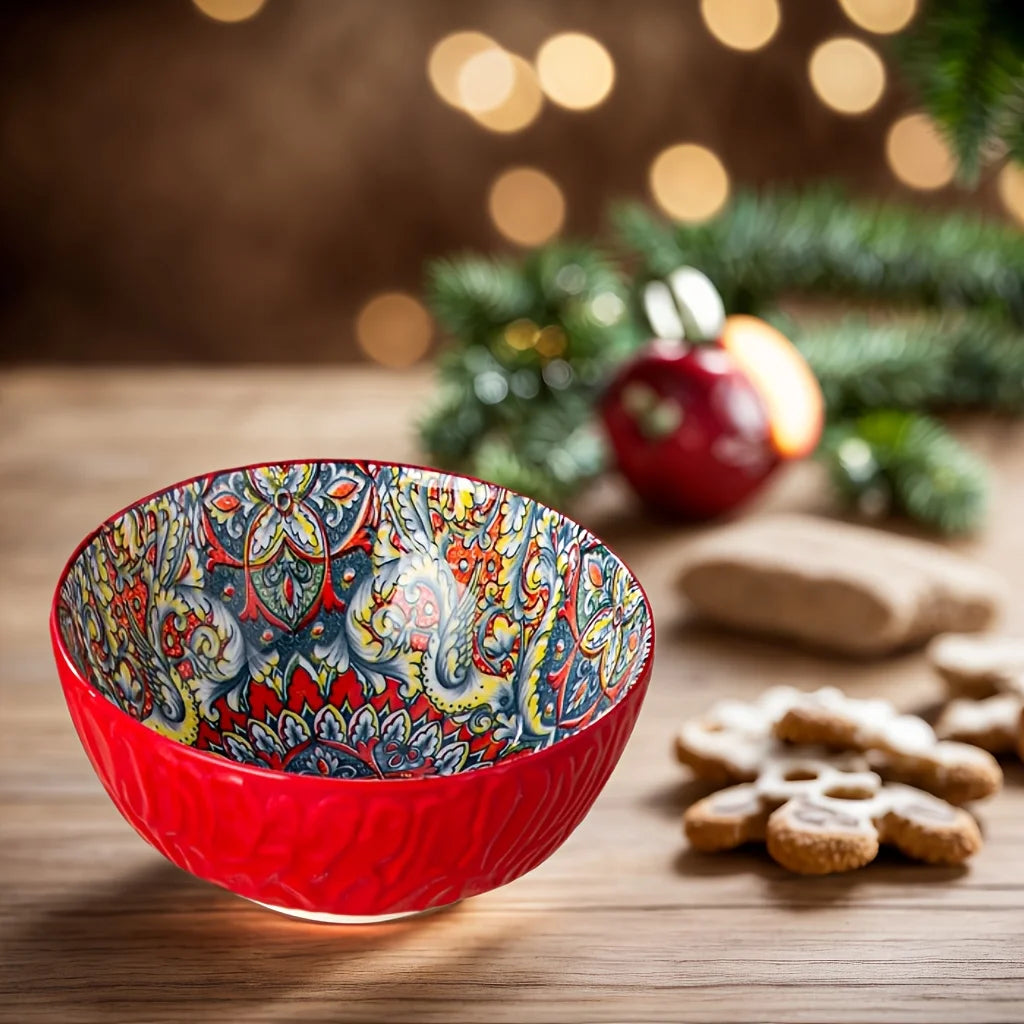 Tigelas de Cerâmica  Florais  - Elegância e Versatilidade