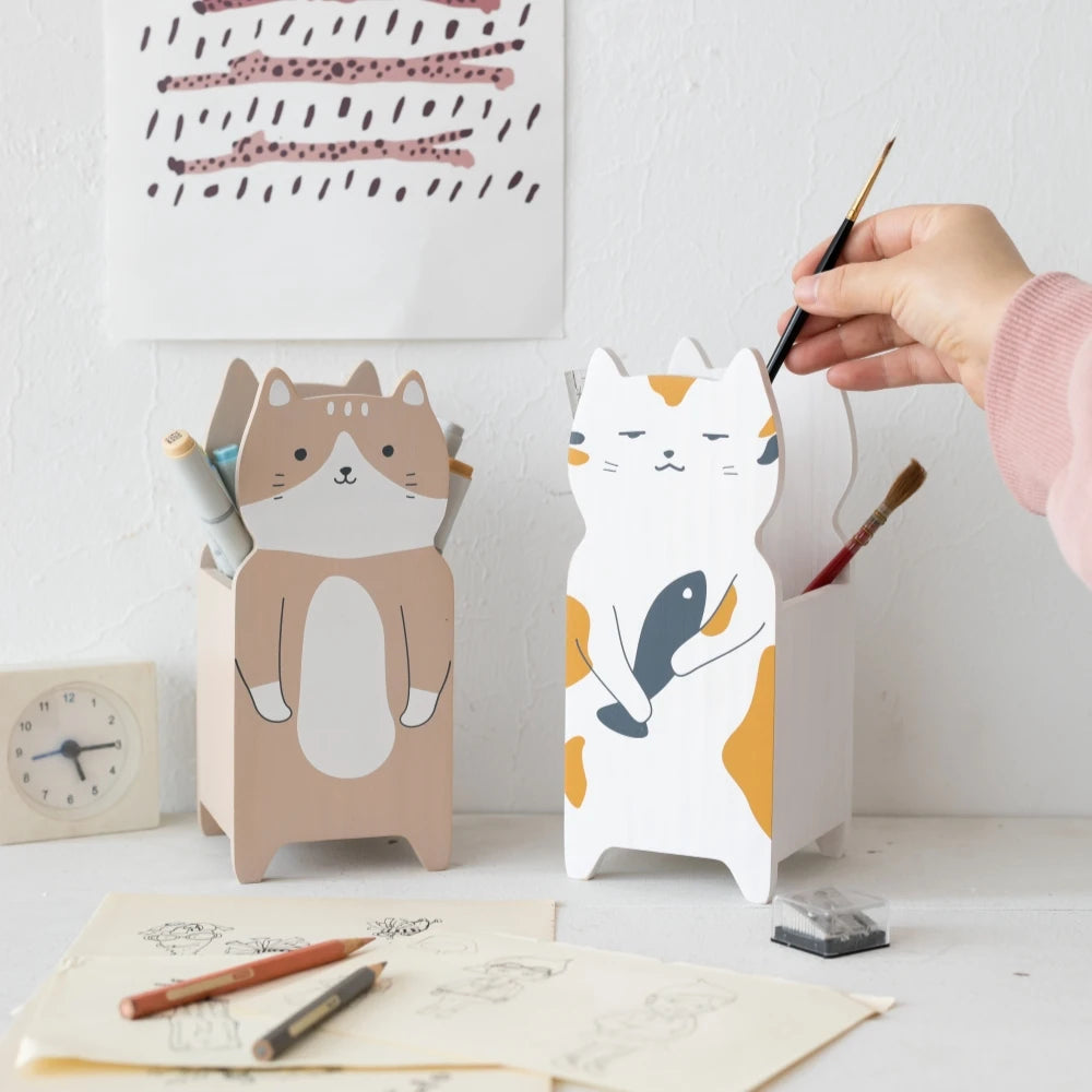 Porta Canetas de Gato