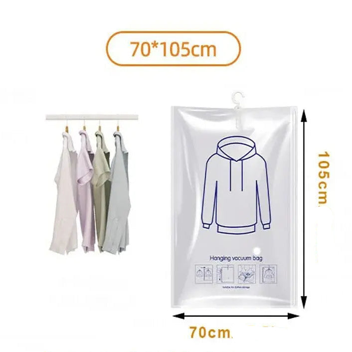Sacos de Armazenamento a Vácuo para Roupas - Organizador de Armário