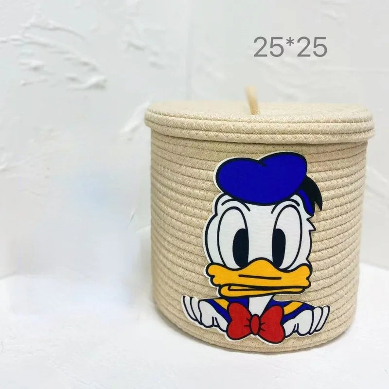 Cesta de Armazenamento Donald & Margarida - Charme e Organização