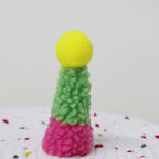 Cesta de Armazenamento Infantil em Algodão com Design de Bolo Divertido