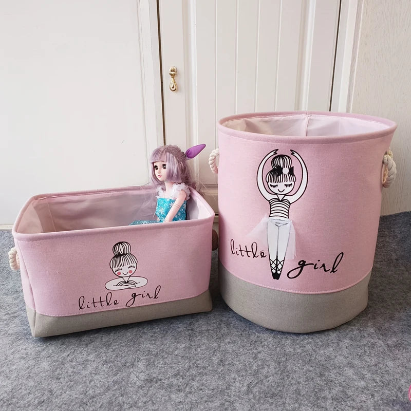 Cesta de armazenamento de brinquedos para bebês, cesta de presente dobrável, tecido de lona, cesta de lavanderia para roupas, livros, organização doméstica, decoração de quarto