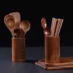 1 pçs suporte de utensílio de cozinha pauzinho gaiola de madeira pauzinhos suportes de armazenamento talheres prateleira de armazenamento acessórios de cozinha