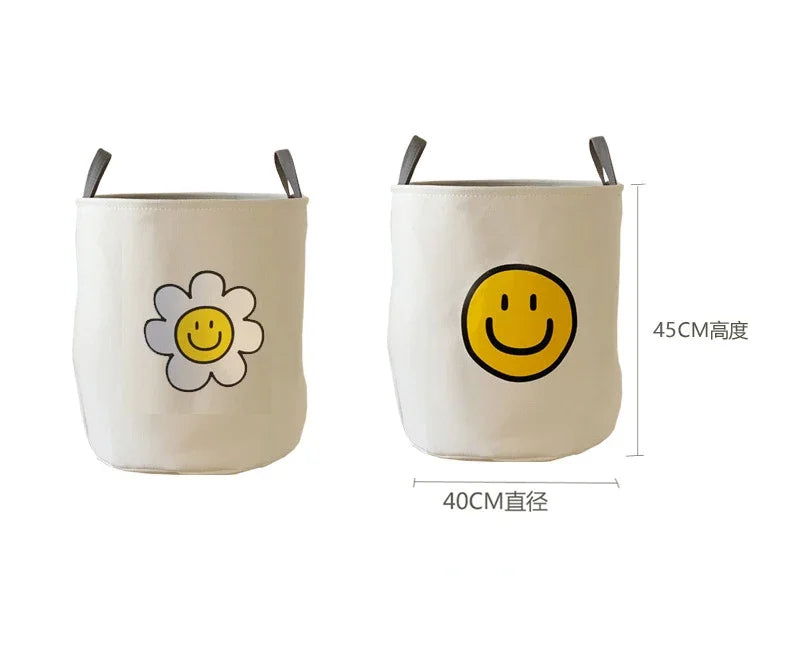 Cesto de Armazenamento de Pano Elegante para Organização