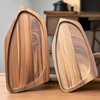 Uma bandeja de madeira exclusiva, prato de frutas, prato de sobremesa de madeira, bandeja de madeira para lanche de café e leite, prato de bolo, prato de queijo, chá de madeira pla