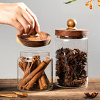 Pote Hermético com Tampa de Madeira