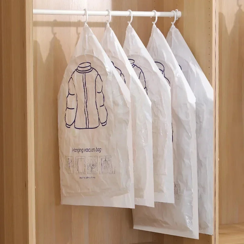 Sacos de Armazenamento a Vácuo para Roupas - Organizador de Armário